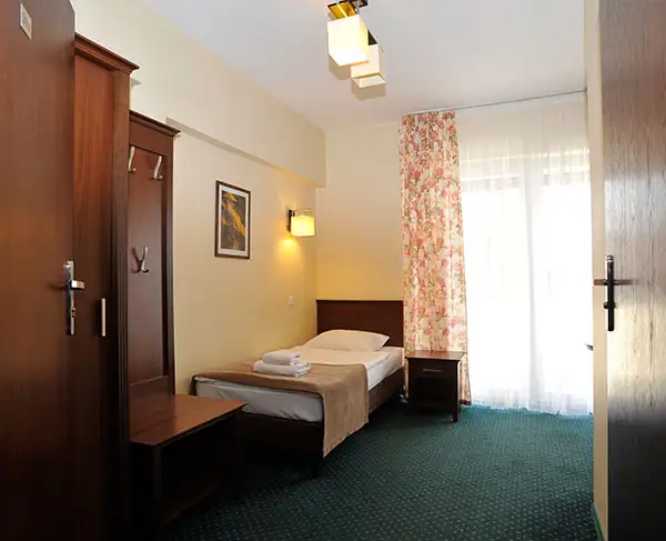 Enkeltværelse på Hotel Lotos